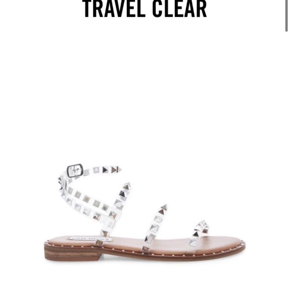 Steve Madden stud clear sandals